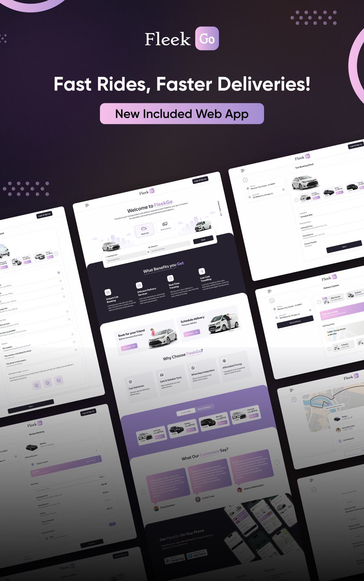 Fleek Go Banner included web app 