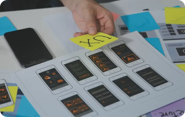 Modern IT services workspace representing remote development teams worldwide