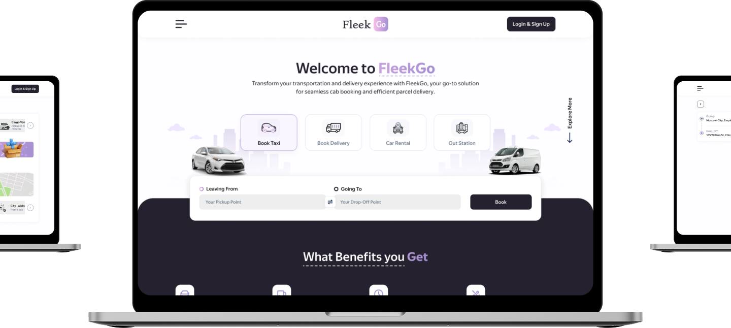 taxi and logistics delivery app development for startups and businesses