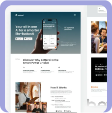 Professional landing page architecture for enterprise software solutions in USA and UK