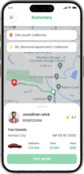 Precise real-time GPS tracking UI for delivery and transport monitoring