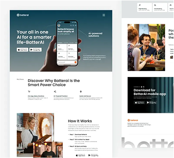 Modern SaaS dashboard UI/UX design and frontend web development showcasing clean interface design