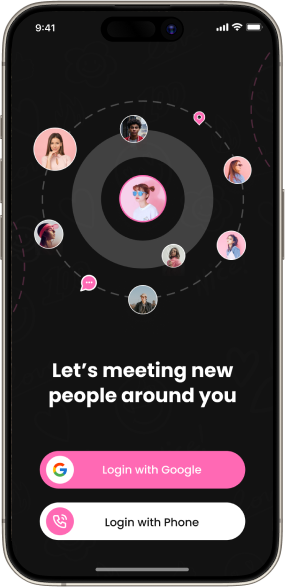 dating app UI with swipe based matchmaking system